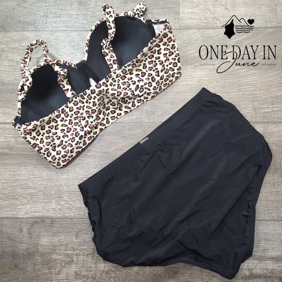 CharmLeaks Push Up High Waist Bikini Swimsuit Size L - Picture 4 of 4